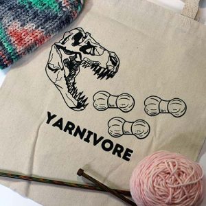 Yarnivore Project Tote Bag