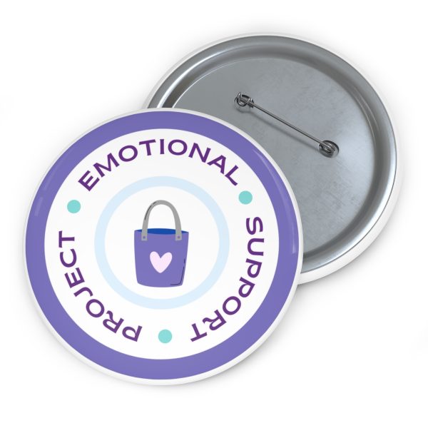 Emotional Support Project Pin - Blue