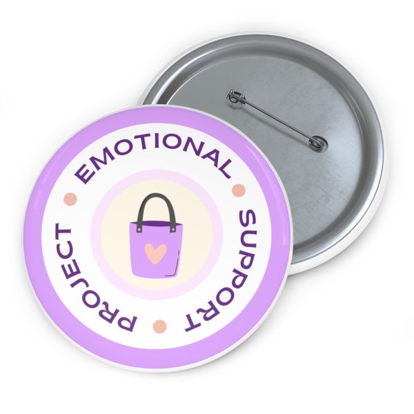 Emotional Support Project Pin - Pink